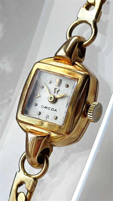 omega gold vintage ladies watch|vintage 1950 omega watches price.